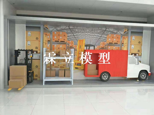 霍尼韋爾館——貨車模型、叉車模型